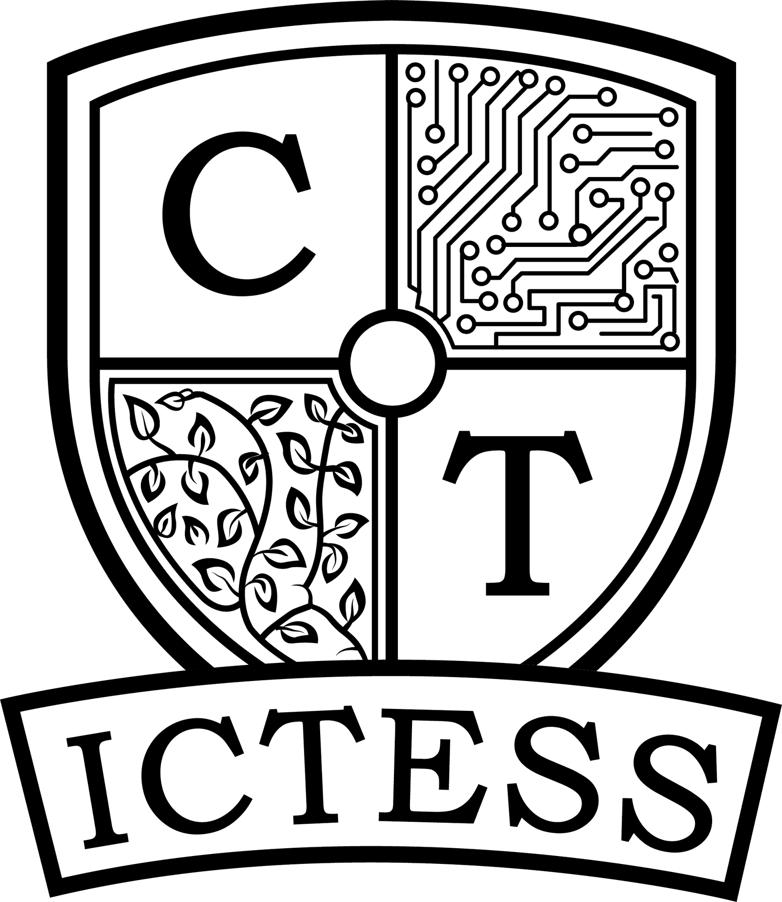Logotipo ICTESS Negro